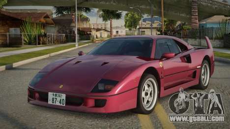 Ferrari F40 87th for GTA San Andreas