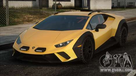 Lamborghini Huracan Sterrato Yellow for GTA San Andreas