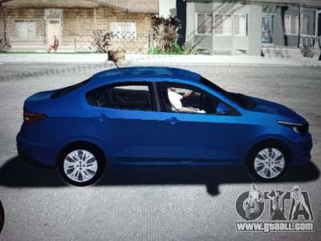 Fiat Cronos 2021 lowpoly for GTA San Andreas