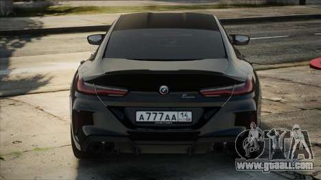 BMW M8 Competition Gran Coupe Black for GTA San Andreas