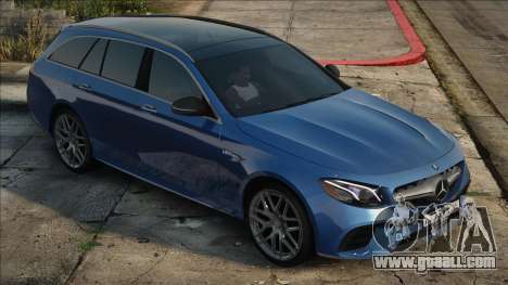 Mercedes-Benz E63s W213 Estate Blue for GTA San Andreas