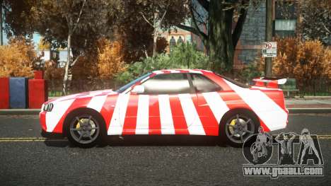 Nissan Skyline R34 Cusvar S5 for GTA 4