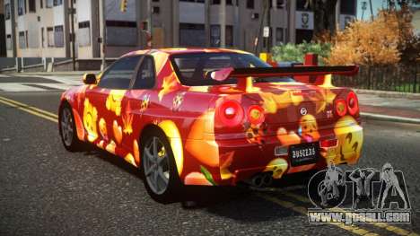 Nissan Skyline R34 Cusvar S3 for GTA 4