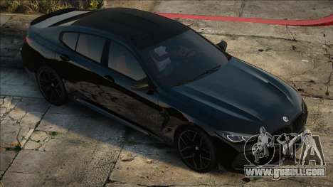 BMW M8 Competition Gran Coupe Black for GTA San Andreas
