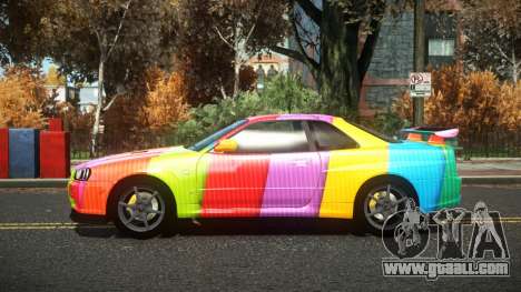 Nissan Skyline R34 Cusvar S1 for GTA 4