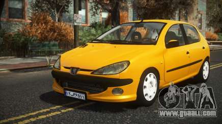 Peugeot 206 Kacofa for GTA 4
