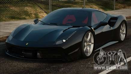 Ferrari 488 GTB Black for GTA San Andreas