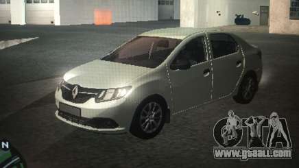 Renault Logan 2016 Silver for GTA San Andreas