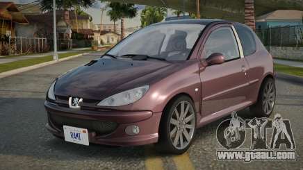 Peugeot 206 Tascoly for GTA San Andreas