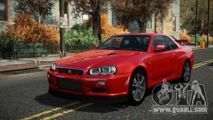 Nissan Skyline R34 Cusvar for GTA 4