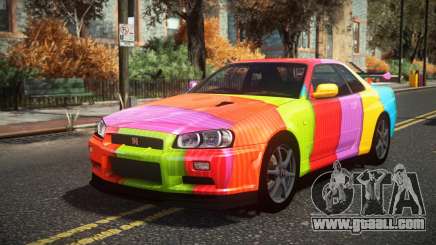 Nissan Skyline R34 Cusvar S1 for GTA 4