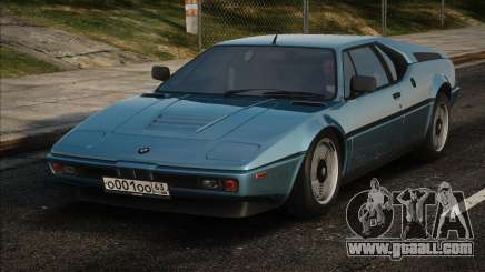 Bmw M1 Stock for GTA San Andreas