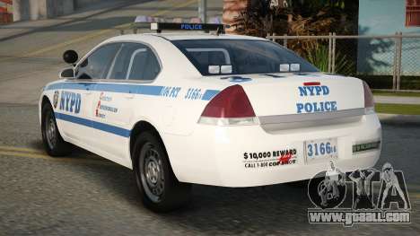 2016 Chevrolet Impala NYPD PCT for GTA San Andreas