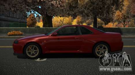 Nissan Skyline R34 Cehvo for GTA 4