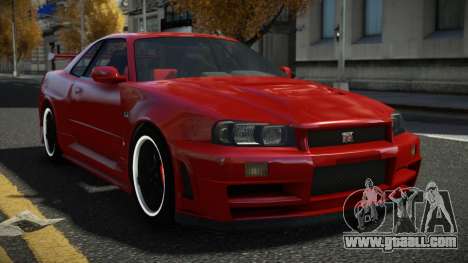 Nissan Skyline R34 Dyrolsa for GTA 4
