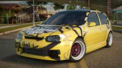 Volkswagen Golf R32 Yellow