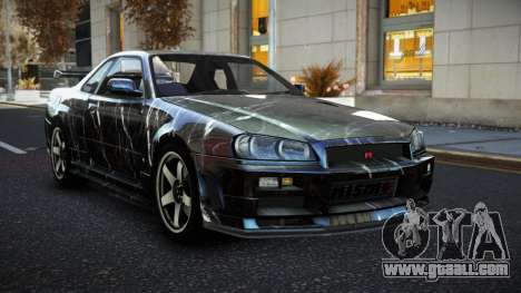 Nissan Skyline R34 JML S8 for GTA 4