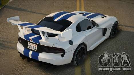 Dodge Viper Extreme Aero for GTA San Andreas