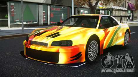 Nissan Skyline R34 YHL S8 for GTA 4