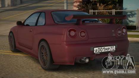 2002 Nissan Skyline R34 for GTA San Andreas