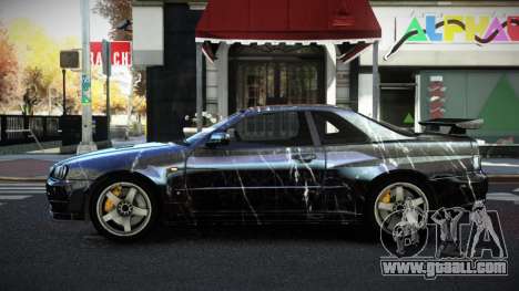 Nissan Skyline R34 JML S8 for GTA 4