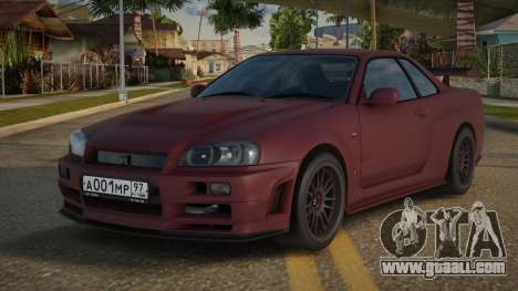 2002 Nissan Skyline R34 for GTA San Andreas