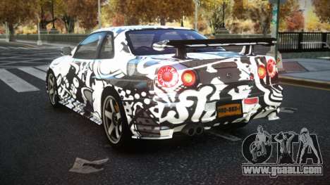 Nissan Skyline R34 JML S4 for GTA 4