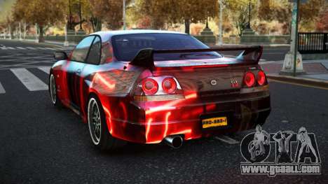 Nissan Skyline R33 Tixol S8 for GTA 4