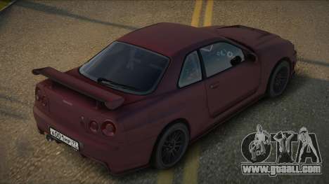 2002 Nissan Skyline R34 for GTA San Andreas