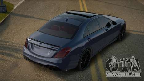 Mercedes-Benz S63 AMG W222 Full Black for GTA San Andreas