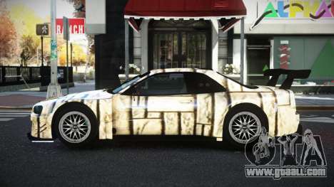 Nissan Skyline R34 YHL S12 for GTA 4