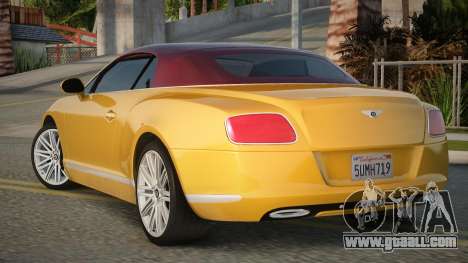 Bentley Continental GT Vinla for GTA San Andreas