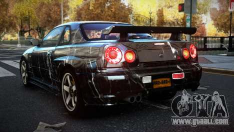 Nissan Skyline R34 JML S8 for GTA 4