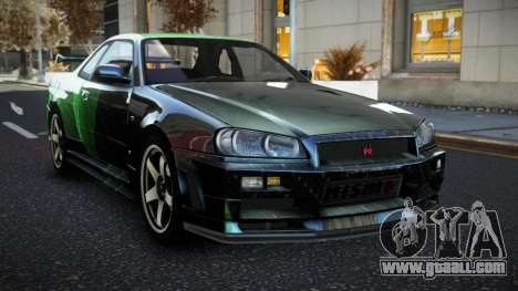 Nissan Skyline R34 JML S11 for GTA 4