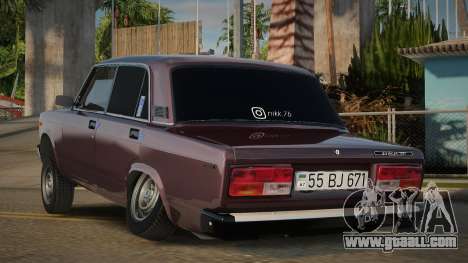 Vaz 2107 Aze Style for GTA San Andreas
