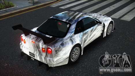 Nissan Skyline R34 YHL S4 for GTA 4