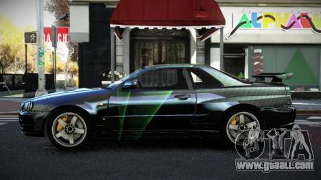Nissan Skyline R34 JML S11 for GTA 4