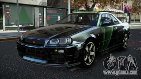 Nissan Skyline R34 JML S11 for GTA 4