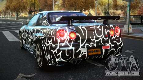 Nissan Skyline R34 JML S6 for GTA 4
