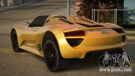 Porsche 918 Spyder V1.0 for GTA San Andreas