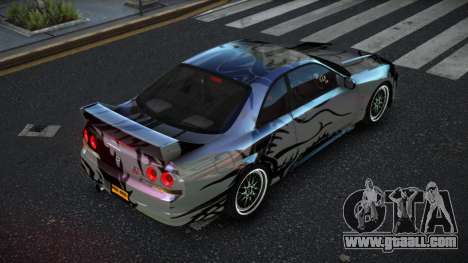 Nissan Skyline R33 Tixol S13 for GTA 4