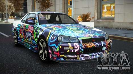 Nissan Skyline R34 JML S3 for GTA 4