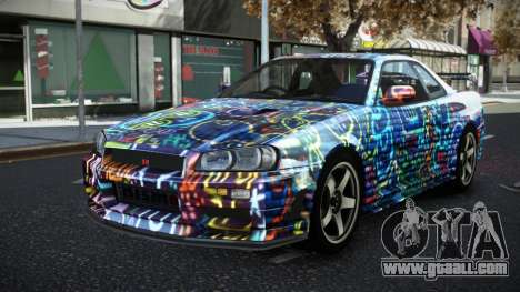 Nissan Skyline R34 JML S3 for GTA 4