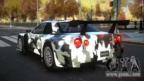 Nissan Skyline R34 YHL S6 for GTA 4