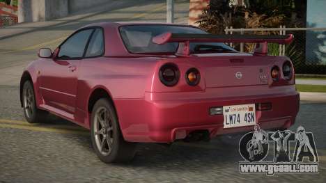 Nissan Skyline R34 GT-R V-Spec for GTA San Andreas