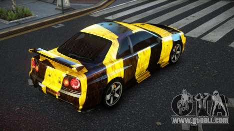 Nissan Skyline R34 JML S13 for GTA 4