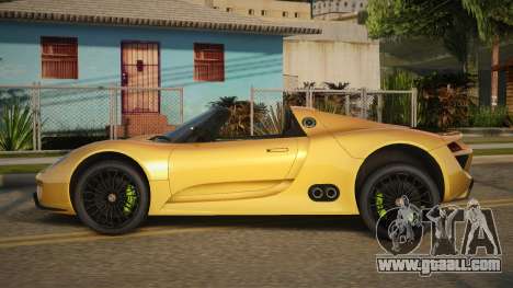 Porsche 918 Spyder V1.0 for GTA San Andreas