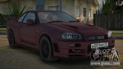 2002 Nissan Skyline R34 for GTA San Andreas