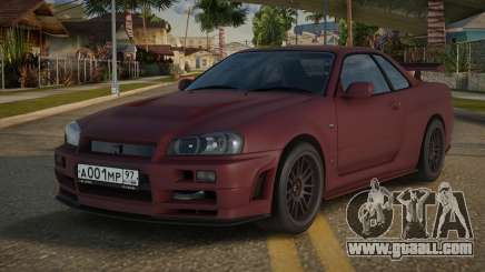 2002 Nissan Skyline R34 for GTA San Andreas