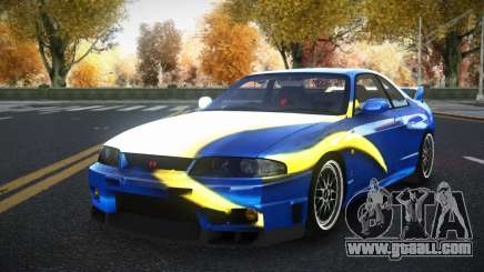 Nissan Skyline R33 Elnale S14 for GTA 4
